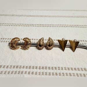 Vintage Gold Earring Bundle